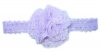 Baby Headbands Detailed Net Flower Headband - Lilac Photo