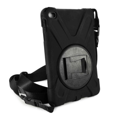 Photo of Apple Tuff-Luv Armour Guard Case with Shoulder Strap and Integrated Screen Protector for iPad Mini 1/2/3 - Black