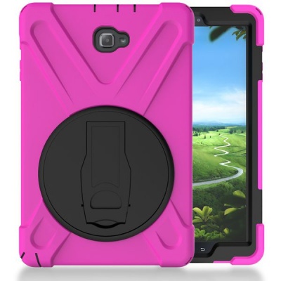 Photo of Samsung Tuff-Luv Rugged case and Stand for Galaxy Tab A 10.1 - Black