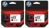 HP Ink 652 Combo Pack Two Black 652/HP652 OEM Photo