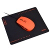 Port Designs Connect Wired Mouse and Mouse Pad - Crimson Red Photo