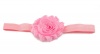 Shabby Chic Headband in Light Pink Colour Photo