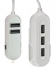 Whizzy 5 USB Port Family Car Charger 10.8Amp - White Photo