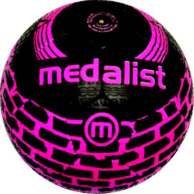 Photo of Medalist Street Soccer Ball Size 5 - Black/Pink