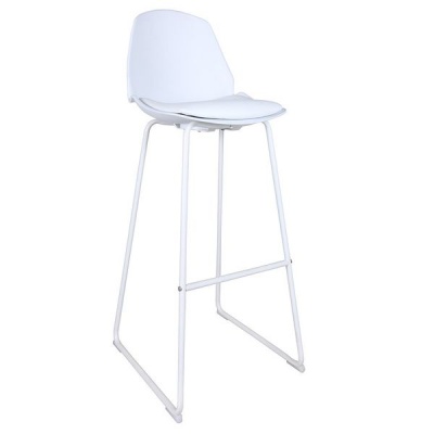 Photo of Nicole Bar Chair - White