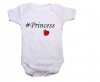 #Princess Baby Grow/ Onesie - White Photo