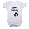 Nappy Destroyer Baby Grow/ Onesie - White Photo