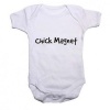 Chick Magnet Baby Grow/ Onesie - White Photo