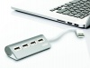 Port Designs Port Connect Hub 4 Port USB 2.0 - Grey Photo