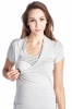 Absolute Maternity Selena Nursing Top Melange Photo