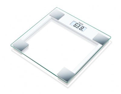 Photo of Beurer Glass Bathroom Scale GS 14 with LCD display