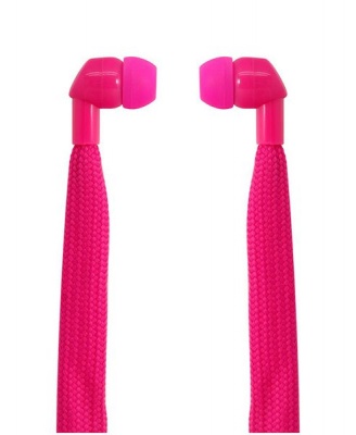 Photo of Polaroid Shoe Lace earphones - Pink
