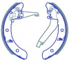 ATE Brake Shoes - Toyota Corolla Conquest Tazz Photo