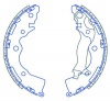 ATE Brake Shoes - Hyundai Accent Kia Rio 1.4 1.5 2005- Photo