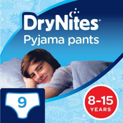 Photo of Huggies DryNites Pyjama Pants for Boys 8-15 Years- 9 pack