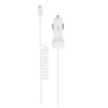 Astrum Spring Micro USB 2.1A Car Charger - White Photo