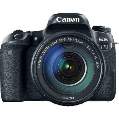Photo of Canon 77D 24.2MP DSLR Camera with 18-135mm Lens - Black