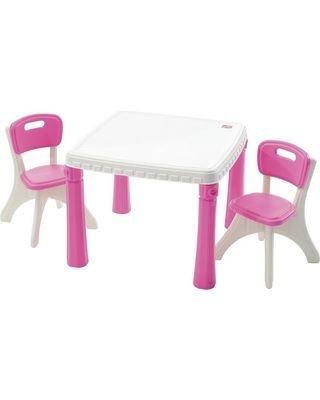 Photo of Step2 Step 2 Lifestyle Kitchen Table & Chair Set - Pink