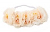 Handmade Large Peony Flower Crown - Ivory Photo