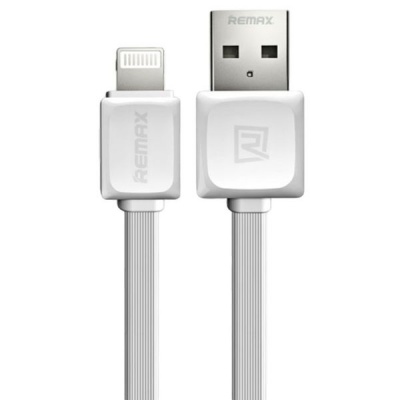 Photo of Apple Original Remax 1M iPhone - iPad Lightning USB Data & Charging Cable - White