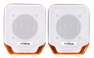 Photo of Ultra Link Premium Usb Powered 2.0 Ch Speakers - Orange & White