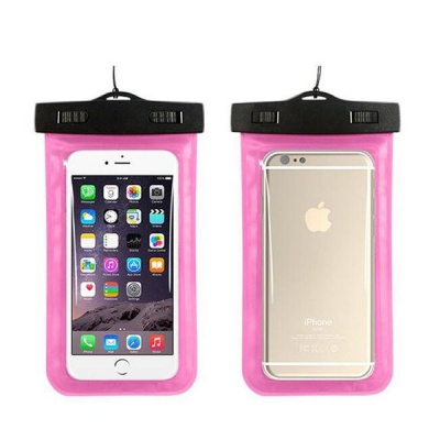 Photo of Universal Waterproof Case Cell Phone Dry Bag Pouch - Pink