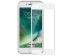 Tempered Glass Screen Protector for iPhone 7 White Full Coverage - 2.5D Radian Photo