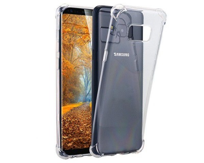 Photo of Samsung Shockproof Slim Fit Protective Case with Transparent Soft Back for Galaxy S8