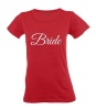 Bride Ladies Round Neck T-Shirt - Red Photo