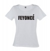Feyonce Ladies Round Neck T-Shirt - White Photo