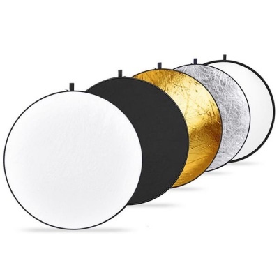 Photo of 5-in-1 Round Light Reflector for Photography - 80cm