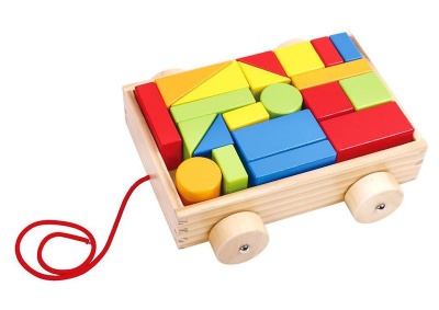 Photo of TookyToy Mini Block and Roll Cart