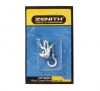 Bulk Pack 12 X Cup Hooks White Plastic Coated 25mm 5 Piece Photo