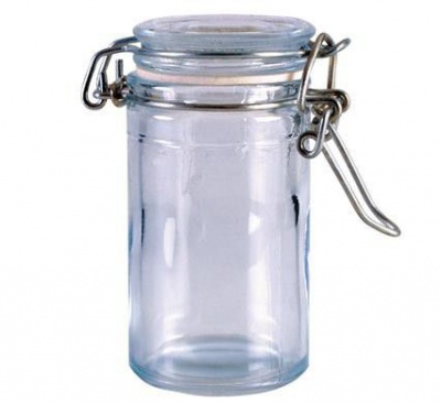 Photo of Bulk Pack 12 X Storage Jar Glass Mini with Clip 8 x 4cm 65ml