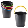 Bulk Pack 10 X 9 Litre Plastic Bucket In Assorted Colours Photo