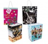 Bulk Pack 10 X Assorted Medium Gift Bag with Pop-Up Stars 23cm x 18cm Photo