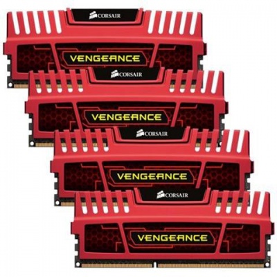 Photo of Corsair 16GB DDR3-2400 Vengeance Red 4GB x 4 kit