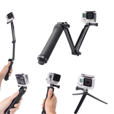 Mix Box 3 Way Adjustable Bracket Hand Grip Arm Camera Mount for GoPro Hero