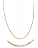 Art Jewellers 9Ct/925 Tri-Colour Gold Fusion Fancy Link Necklace - AH60BR1LSP3C-55 Photo