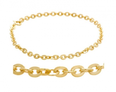 Photo of Art Jewellers 9Ct/925 Gold Fusion Ladies Fancy Bracelet - AH80BRSILSP-19