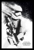 Star Wars Stormtrooper Paint Poster with Black Frame Photo