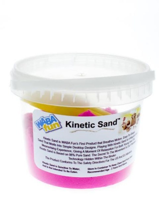 Photo of Waba Fun Kinetic Sand 800g with Mould - Pink