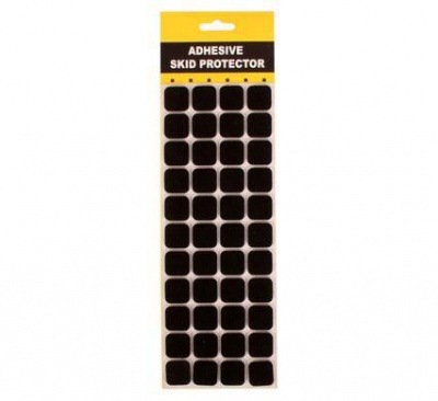 Photo of Bulk Pack 10 x Protection Pads - Black Adhesive 2 x 2cm 44 Piece
