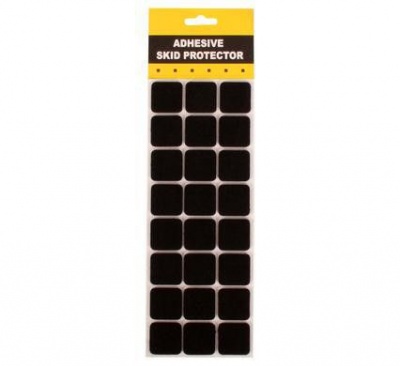 Photo of Bulk Pack 10 x Protection Pads - Black Adhesive 3 x 3cm 24 Piece