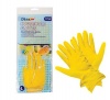 Bulk Pack 8 x Lined Latex Household Gloves - Large Photo