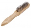 Bulk Pack 8 x Wire Brushes & Handle 300mm Fine Bristle Photo