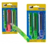 Bulk Pack 8 x Knife 18 9mm Snap off Blade - 3 Piece Photo