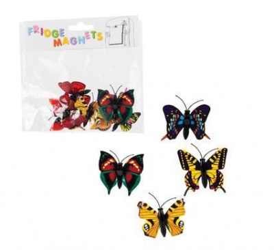 Photo of Bulk Pack 8 x Butterflies Fridge Magnets - Pack 4 Assorted