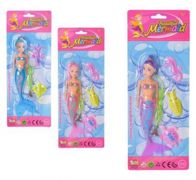 Photo of Bulk Pack 8 x Small Mermaid Doll & Accessories - 20cm