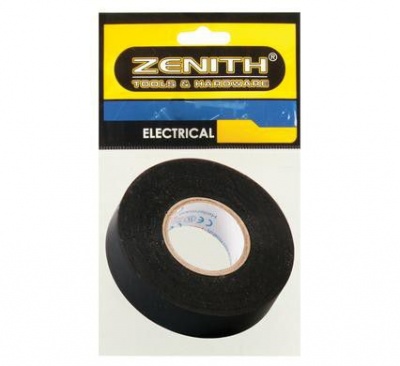 Photo of Bulk Pack 8 x Zenith Black Insulation Tape - 18mm x 20m